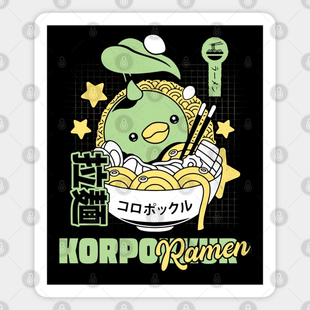 Aesthetic Korpokkur Ramen Magnet by Lagelantee